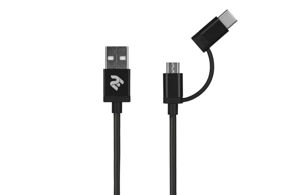 2E Cable USB to Micro+Type C