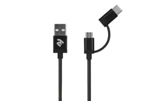 2E Cable USB to Micro+Type C