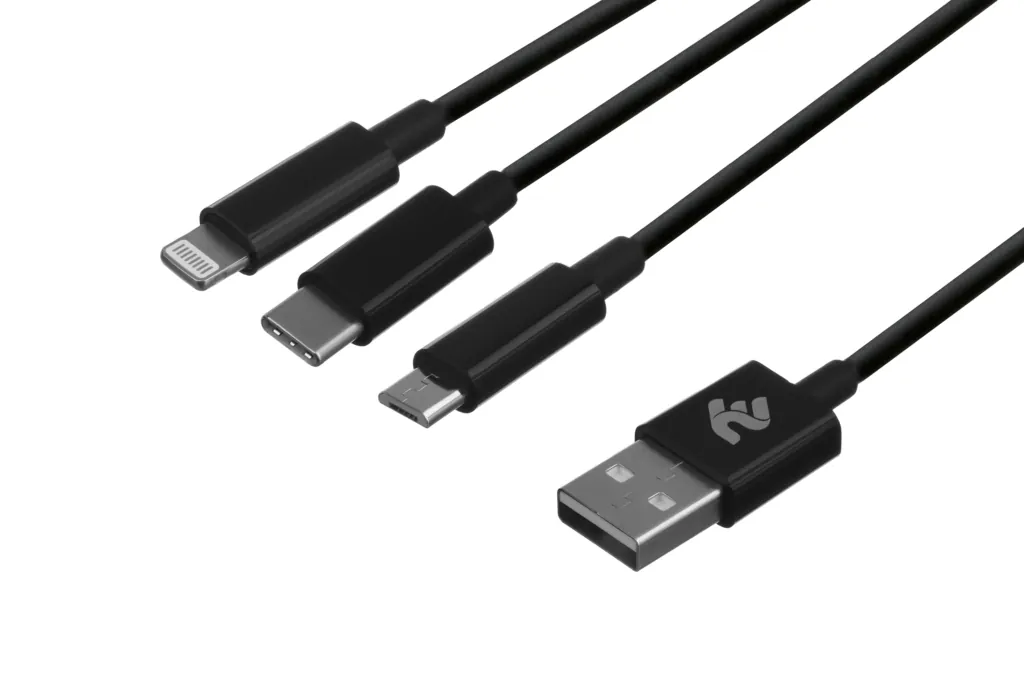 2E Cable USB 3 in 1 Micro/Lightning/Type C