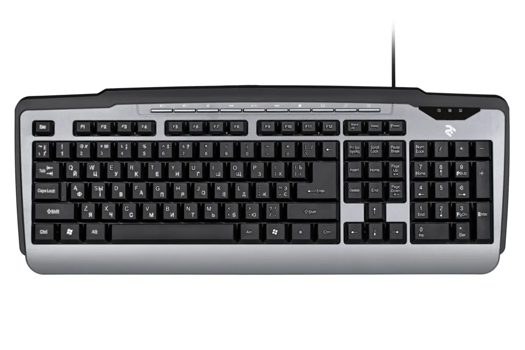 Клавиатура 2E KM1010UB Black/Grey