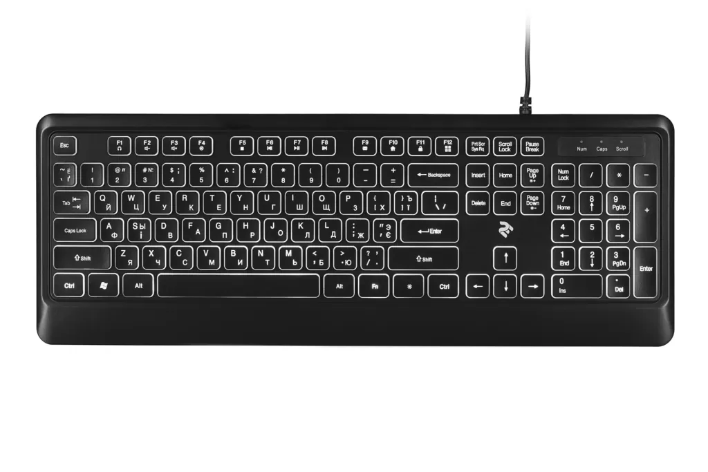Клавіатура 2E KS110 Illuminated Black