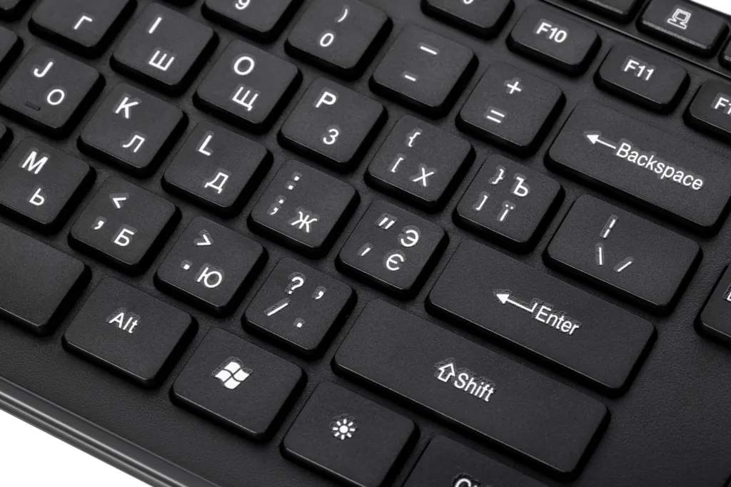 2E Keyboard KS210 Slim WL Black