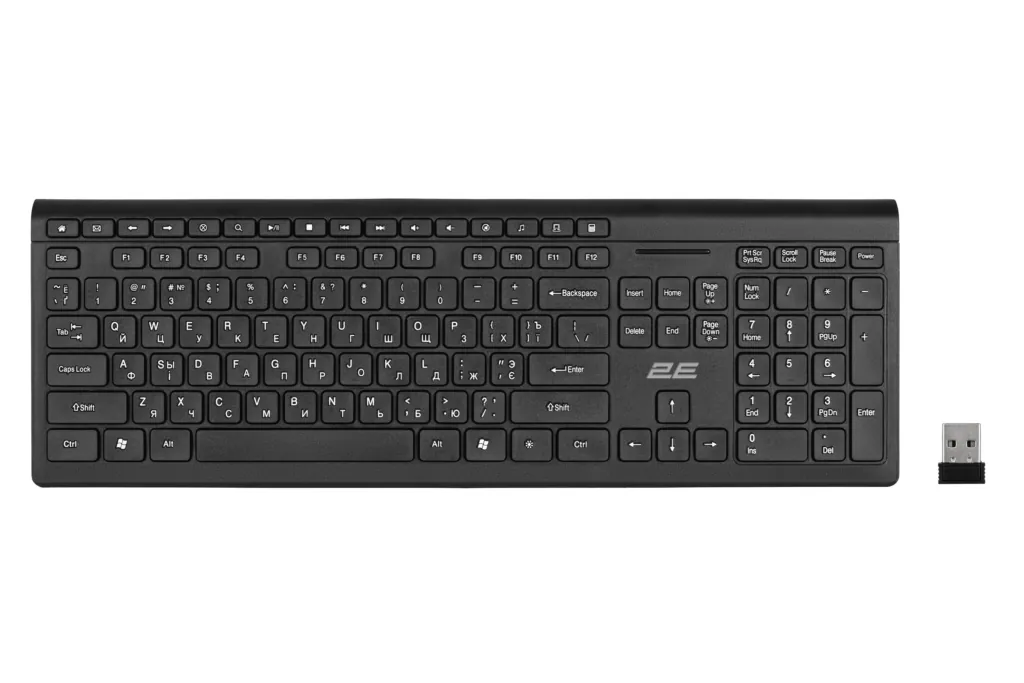 2E Keyboard KS210 Slim WL Black