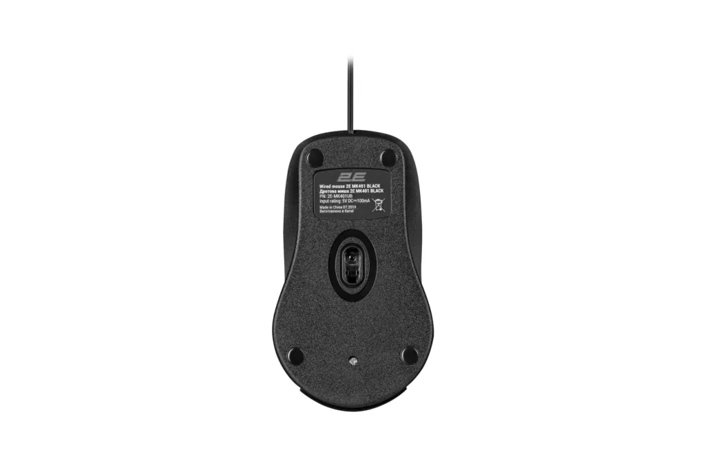 2E Комплект клавіатура та миша MK401 USB-A, EN/UK/RU, чорний
