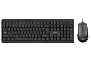 2E Комплект клавіатура та миша MK401 USB-A, EN/UK/RU, чорний