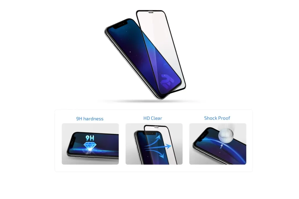 Protective Glass 2E Basic for Huawei Y6 Pro 2019/Y6 2019/Honor Play 8A, 3D FG, Black