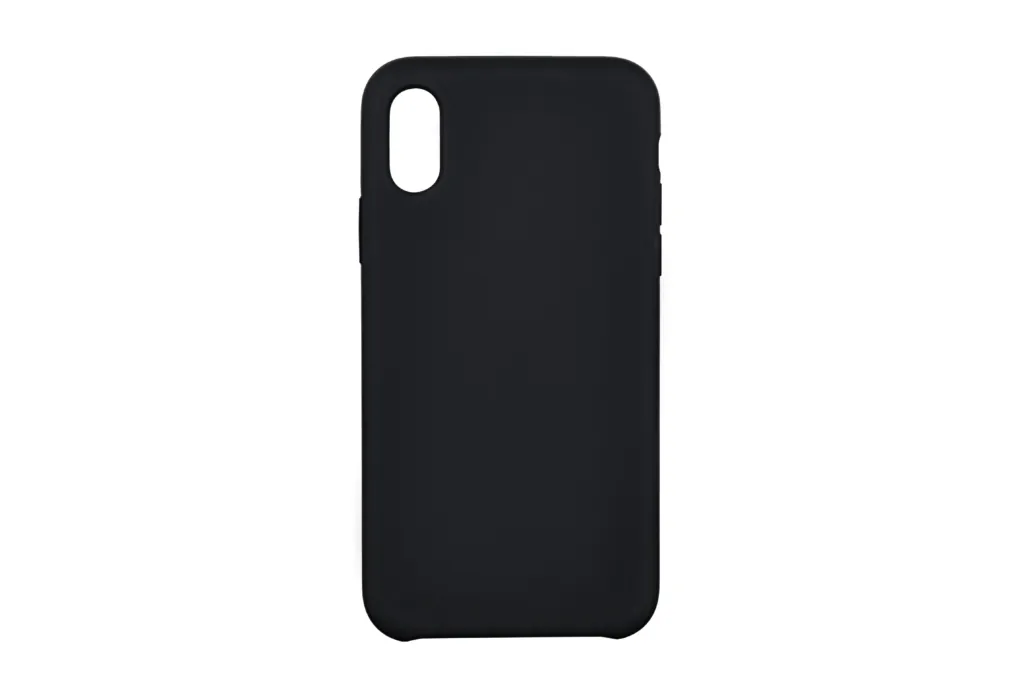 2Е Case for Apple iPhone XS, Liquid Silicone, Black