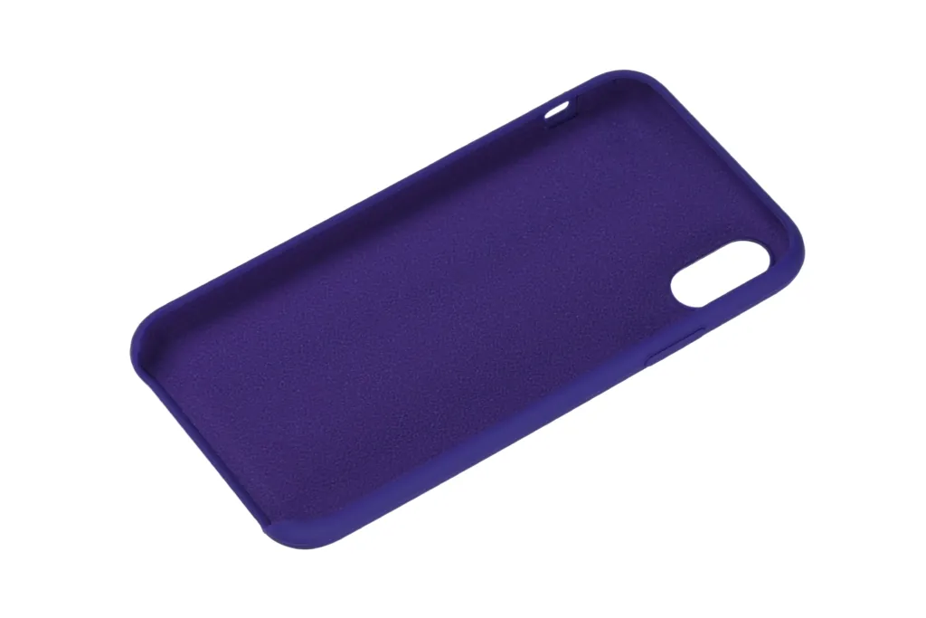 2Е Case for Apple iPhone XS, Liquid Silicone, Deep Purple