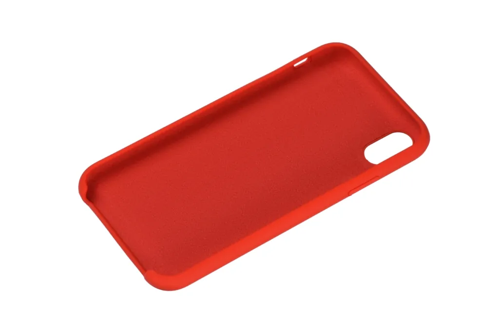 2Е Case for Apple iPhone XS, Liquid Silicone, Red