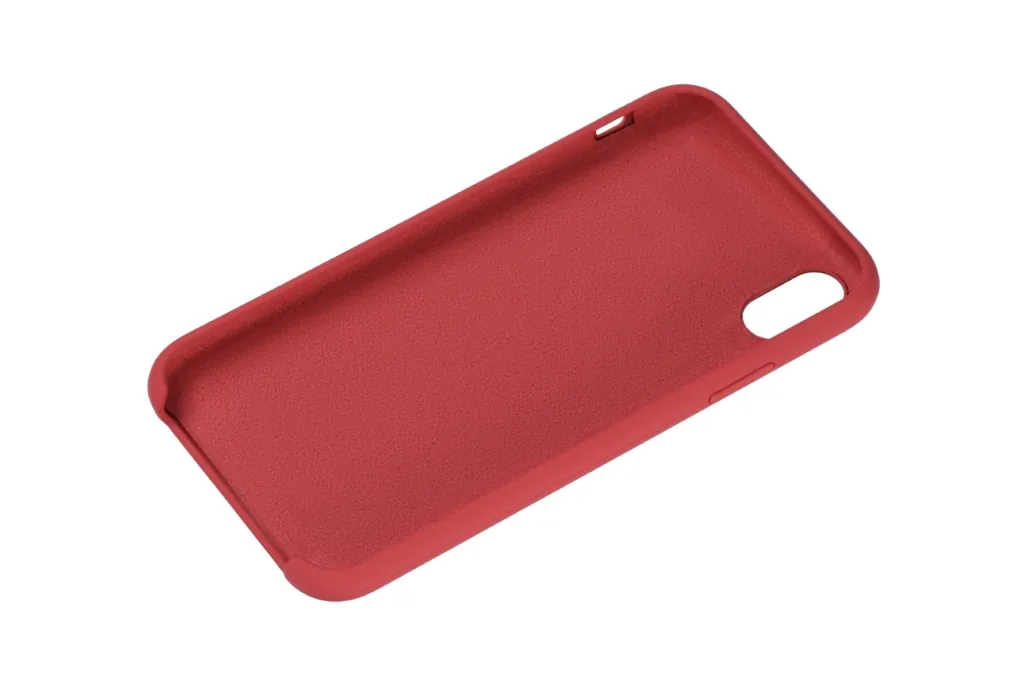 2Е Case for Apple iPhone XS, Liquid Silicone, Rose Red
