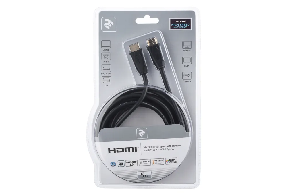 Кабель 2Е HDMI to HDMI, (AM/AM), 5 м