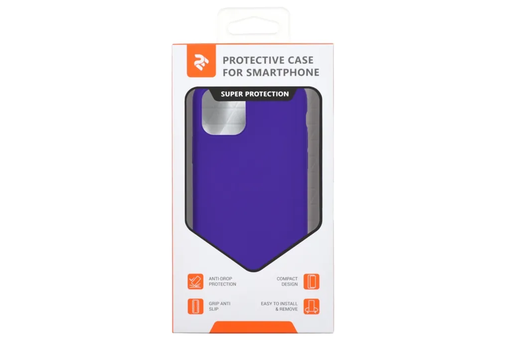 2Е Case for Apple iPhone 11 Pro Max, Liquid Silicone, Dark Purple