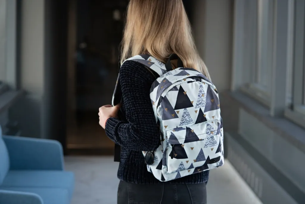 Рюкзак для ноутбука 2E BPT6114WT, TeensPack Triangles 13″, White