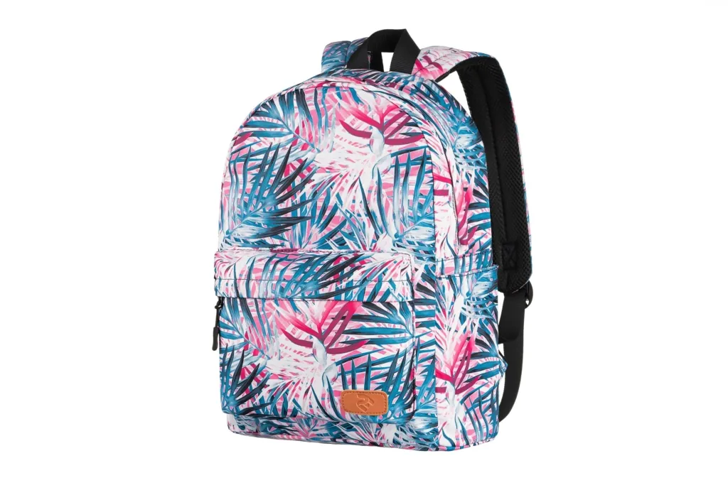 Рюкзак для ноутбука 2E BPT6114PK, TeensPack Palms, Pink