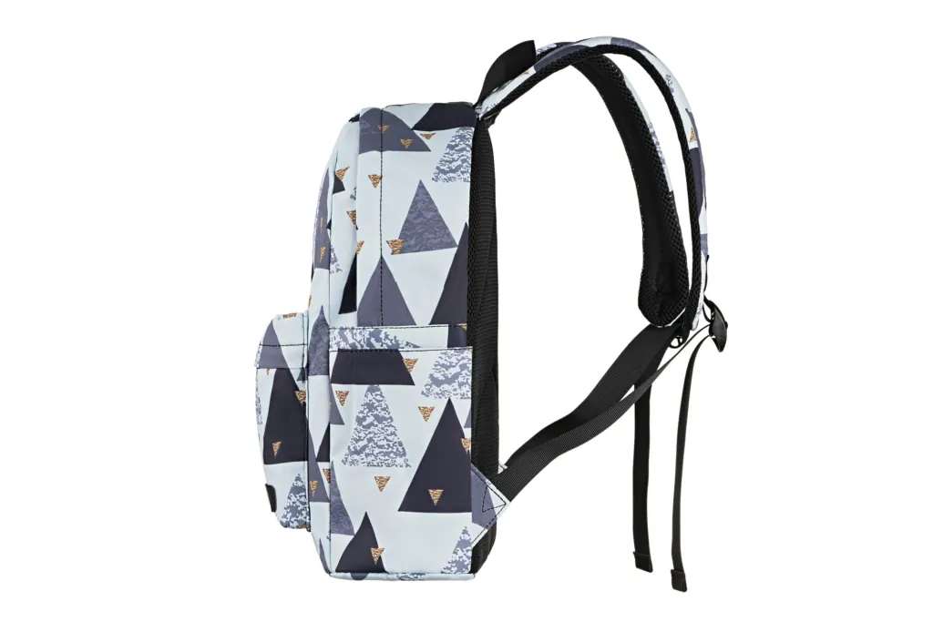 Рюкзак для ноутбука 2E BPT6114WT, TeensPack Triangles 13″, White