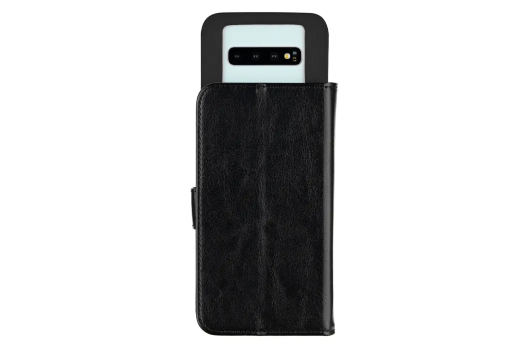 Чехол 2E Eco Leather универсальный для смартфонов с диагональю 5.5-6″, Black