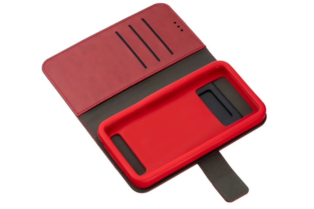 2E Eco Leather Universal Case for smartphones up to 6-6.5″, Red