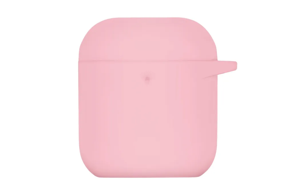 2E earphone case for AirPods, Pure Color Silicone (3.0mm), Light pink