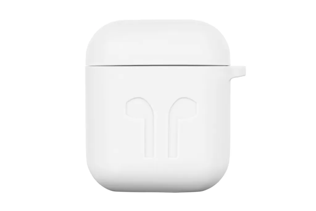 Чохол 2Е для Apple AirPods, Pure Color Silicone Imprint (1.5mm), White
