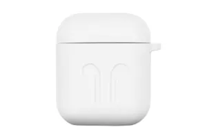 Чохол 2Е для Apple AirPods, Pure Color Silicone Imprint (1.5mm), White