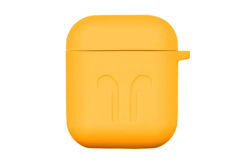 Чехол 2Е для Apple AirPods, Pure Color Silicone Imprint (1.5mm), Yellow