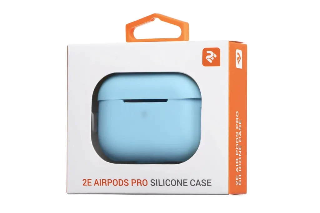 Чехол 2Е для наушников Apple AirPods Pro, Pure Color Silicone (2.5mm), Blue