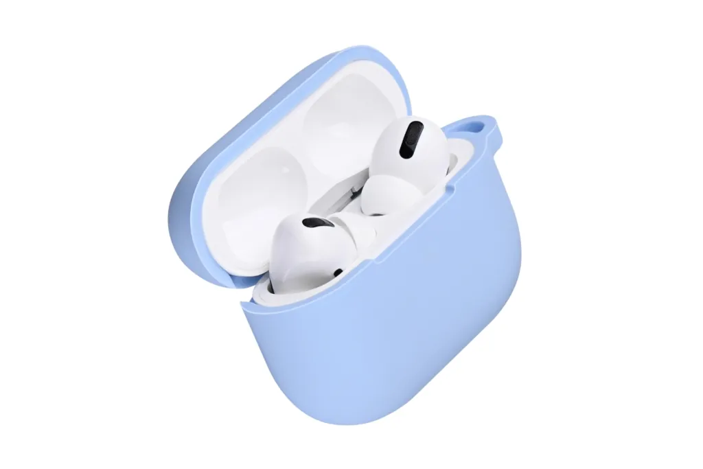 Чехол 2Е для наушников Apple AirPods Pro, Pure Color Silicone (2.5mm), Sky blue
