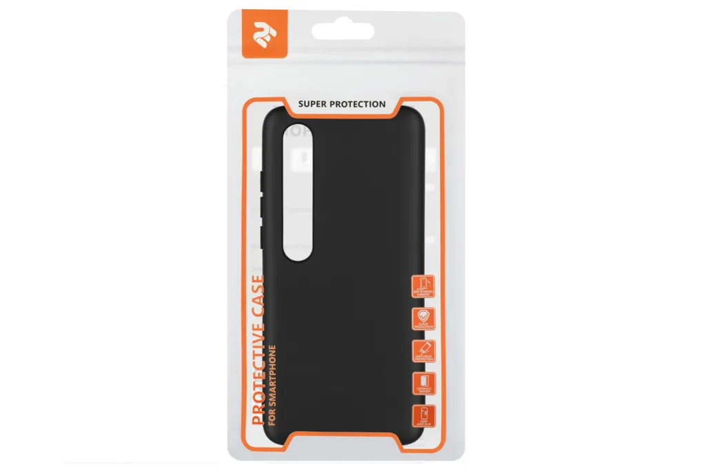2Е Basic Case for Xiaomi Mi 10, Soft feeling, Black