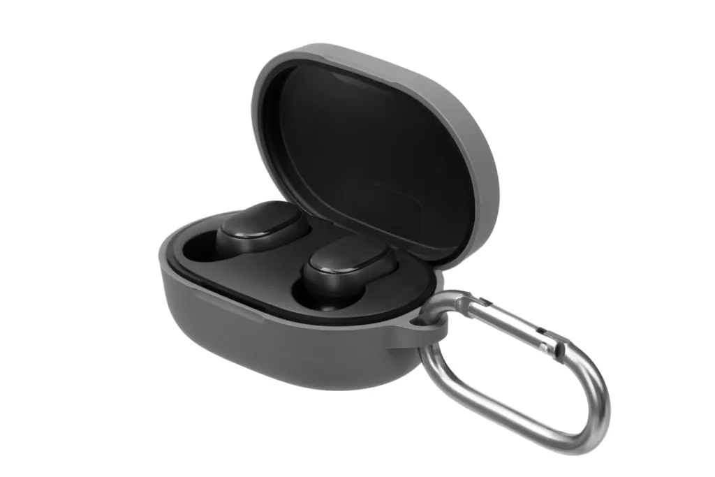 Чохол 2Е для Xiaomi AirDots, Pure Color Silicone (1.5mm), Carbon Gray