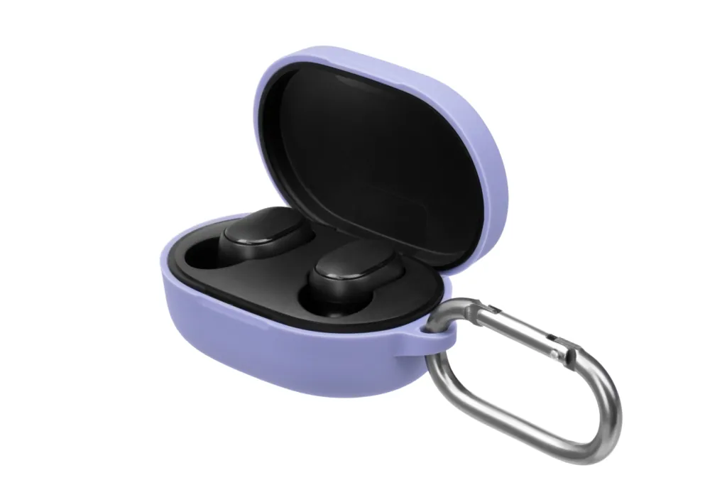 Чехол 2Е для Xiaomi AirDots, Pure Color Silicone (1.5mm), Lavender
