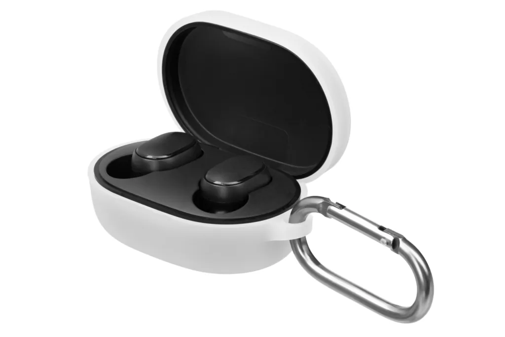 Чохол 2Е для Xiaomi AirDots, Pure Color Silicone (1.5mm), White