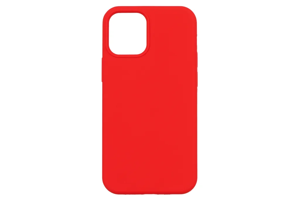 2E Case for Apple iPhone 12 (5.4″), Liquid Silicone, Red