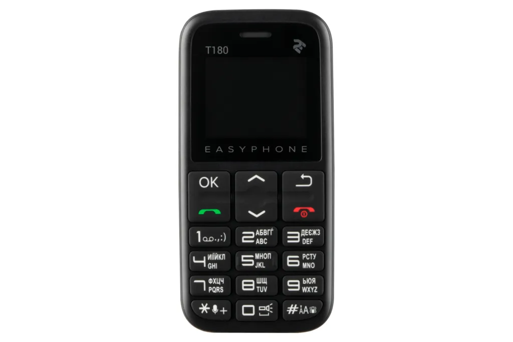 2E Мобільний телефон T180 2020 2SIM Black