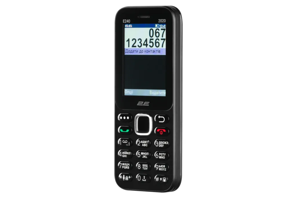 2E Мобільний телефон E240 2020 2SIM Black