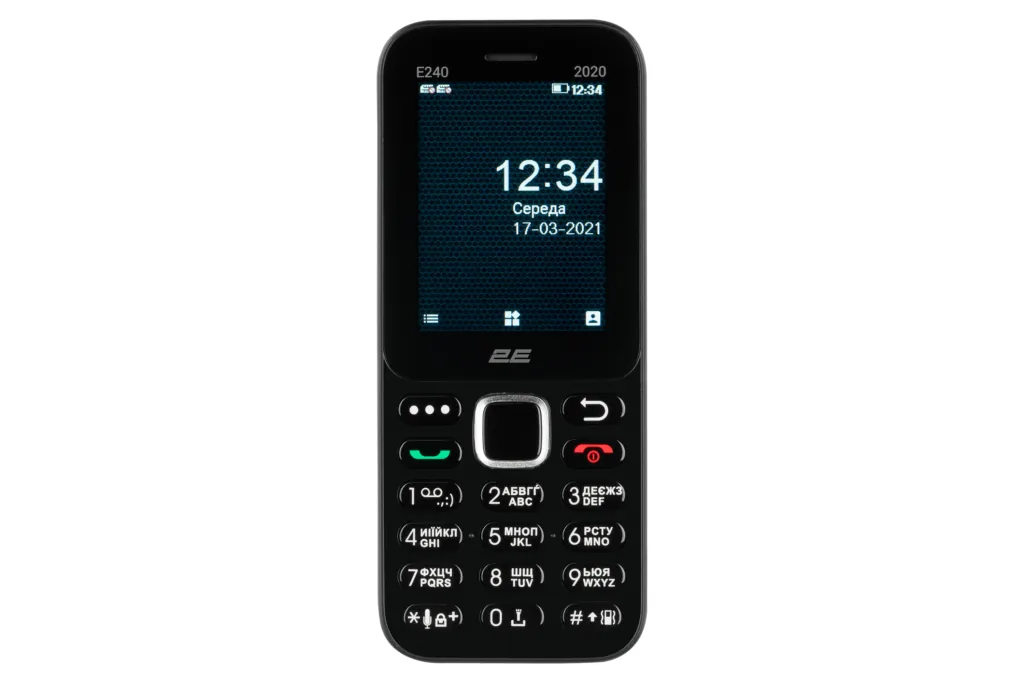2E Мобільний телефон E240 2020 2SIM Black