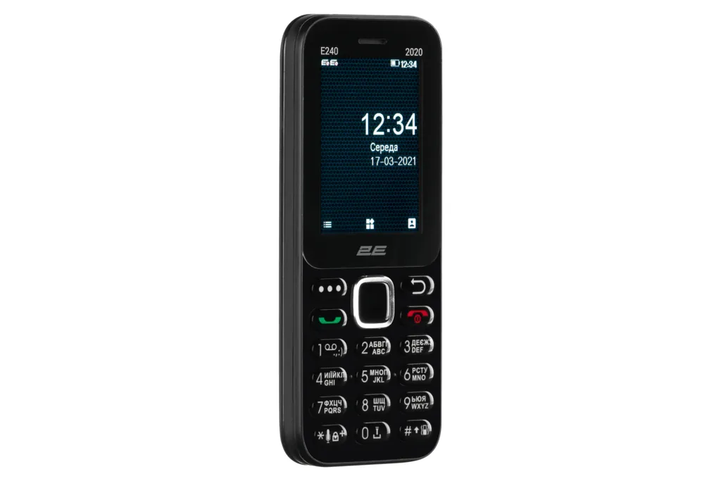 2E Мобільний телефон E240 2020 2SIM Black