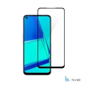 Захисне скло 2E для Oppo A52, 2.5D FCFG, black border