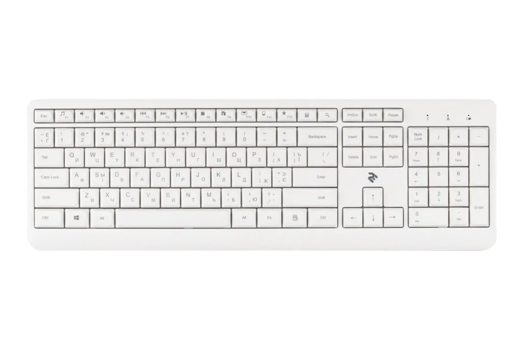 Клавиатура 2E KS220 WL White