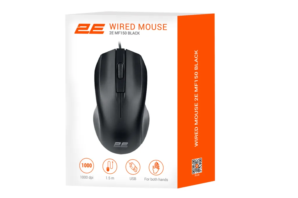 Mouse 2E MF150 USB Black