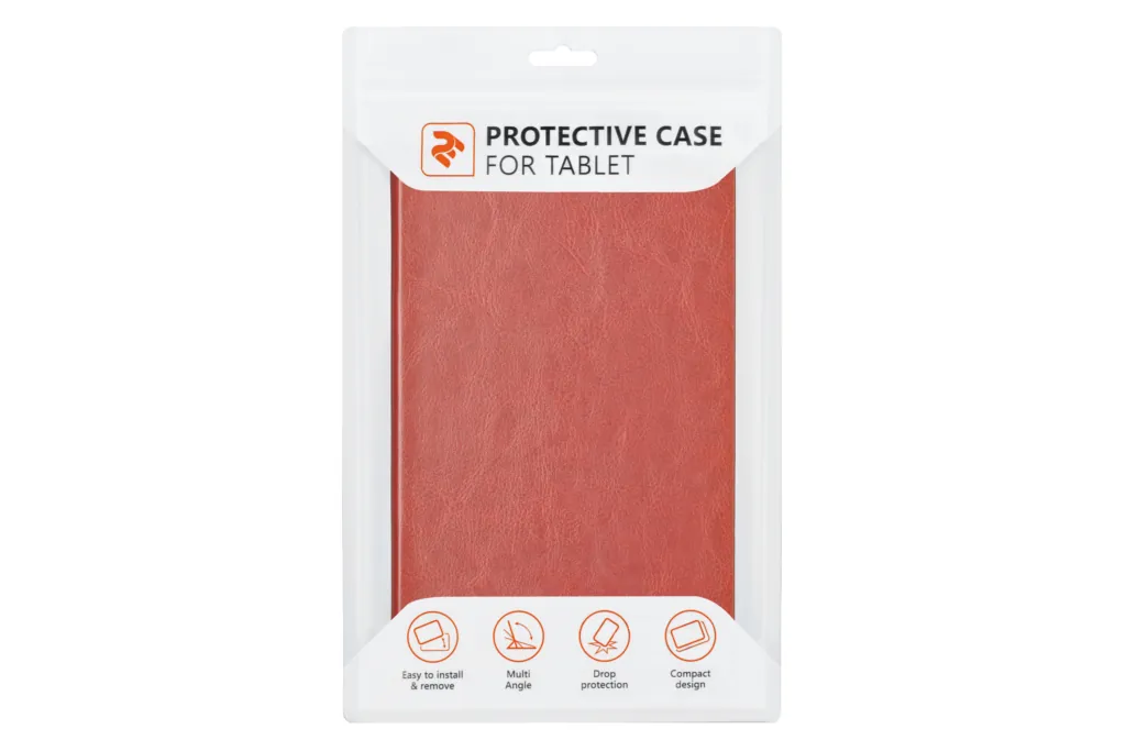 2E Basic case for Samsung Galaxy Tab S7 FE (SM-T735), 12.4″ (2021), Retro, Brown