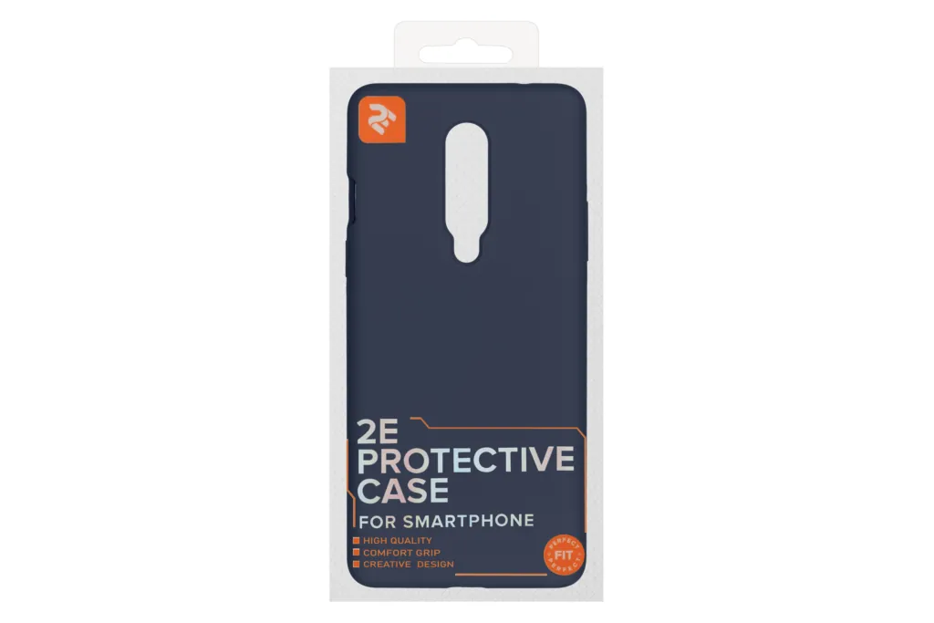 2E Basic case for OnePlus 8 (IN2013), Solid Silicon, Midnight Blue