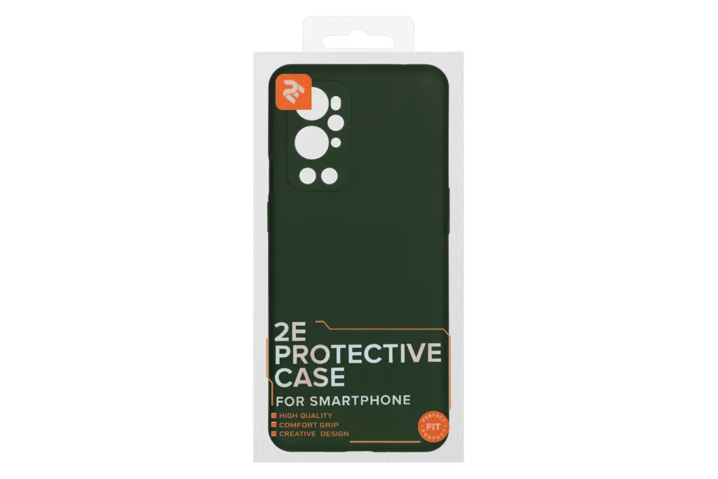 2E Basic case for OnePlus 9 Pro (LE2123), Solid Silicon, Dark Green