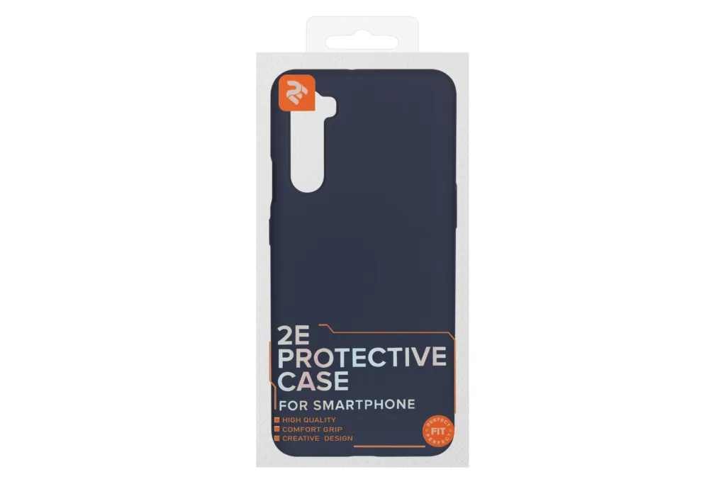 2E Basic case for OnePlus Nord (AC2003), Solid Silicon, Midnight Blue