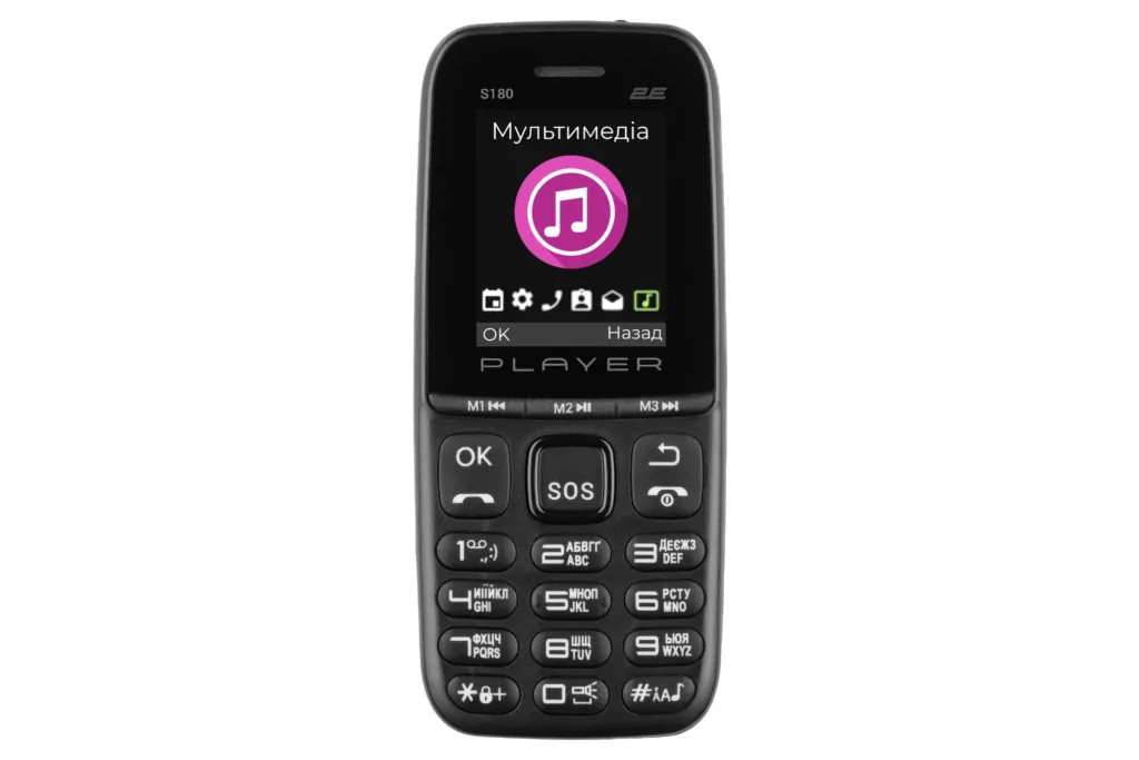 Мобильный телефон S180 2021 Dual SIM Black