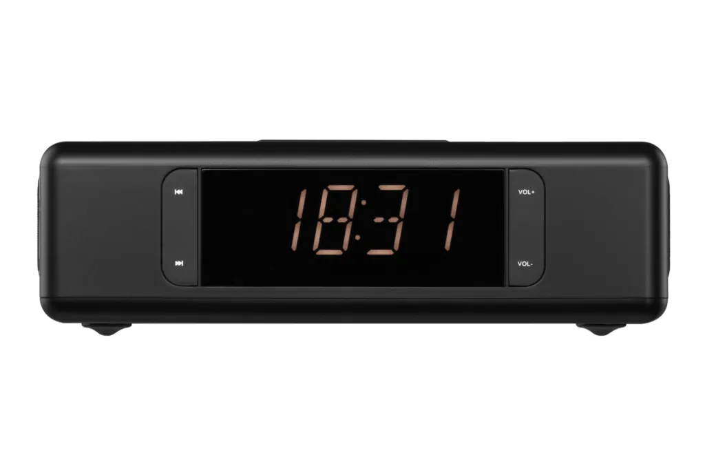 Акустическая док-станция 2E SmartClock Wireless Charging, Black