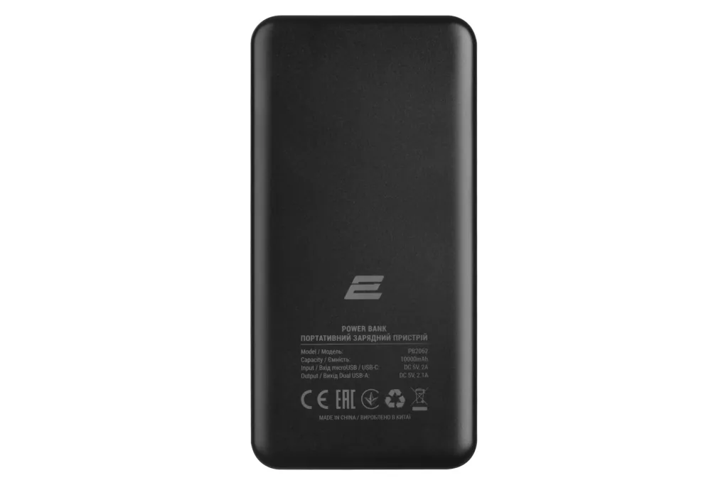 Power bank 2Е Geometry 10000 mAh Black