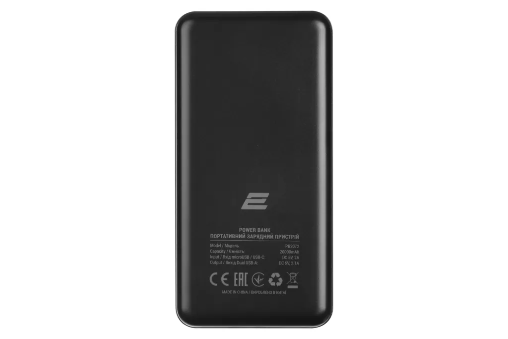 Power bank 2Е Geometry 20000 мАч Black