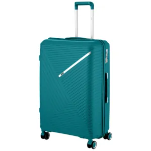 2E Plastic Suitcase, SIGMA, L, 4 Wheels, Aqua Marine