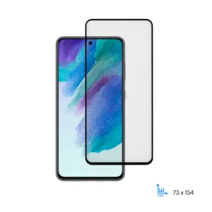 2E Захисне скло для Samsung Galaxy S21 FE(G990), 2.5D FCFG, (1 Pack), Black border