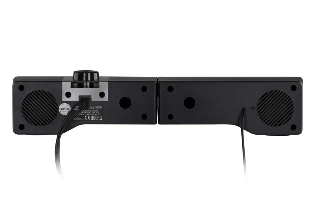 Multimedia speakers 2E PCS232 RGB, Soundbar, 2.0, USB, Black